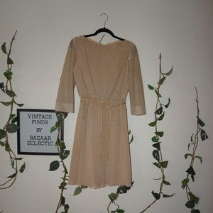 Vintage gold dress